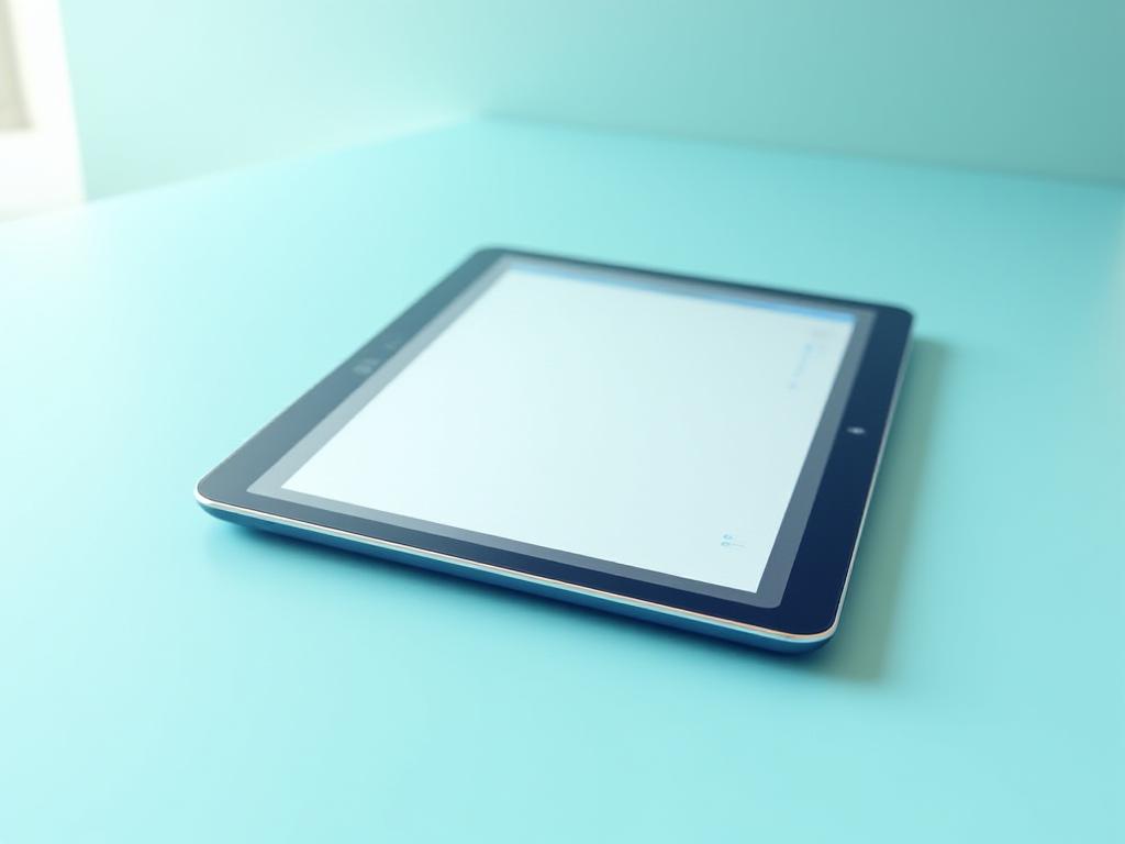Nautical Digital Product Mockup on Tablet